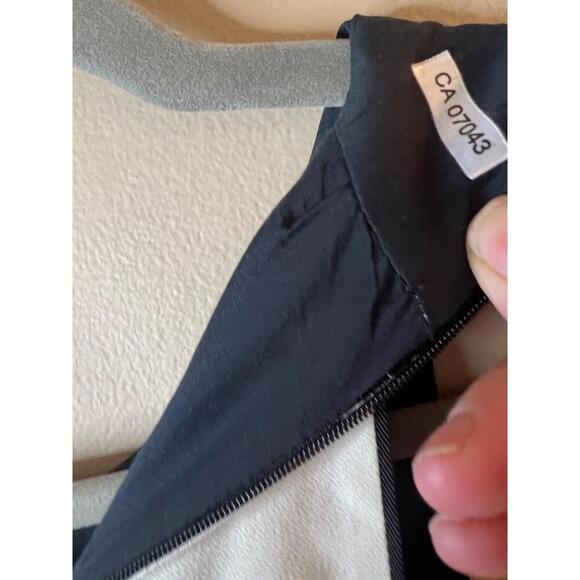 Stella McCartney Black Ivory Colorblock Halter Neck Sheath Dress Size EU 42 - Picture 5 of 10